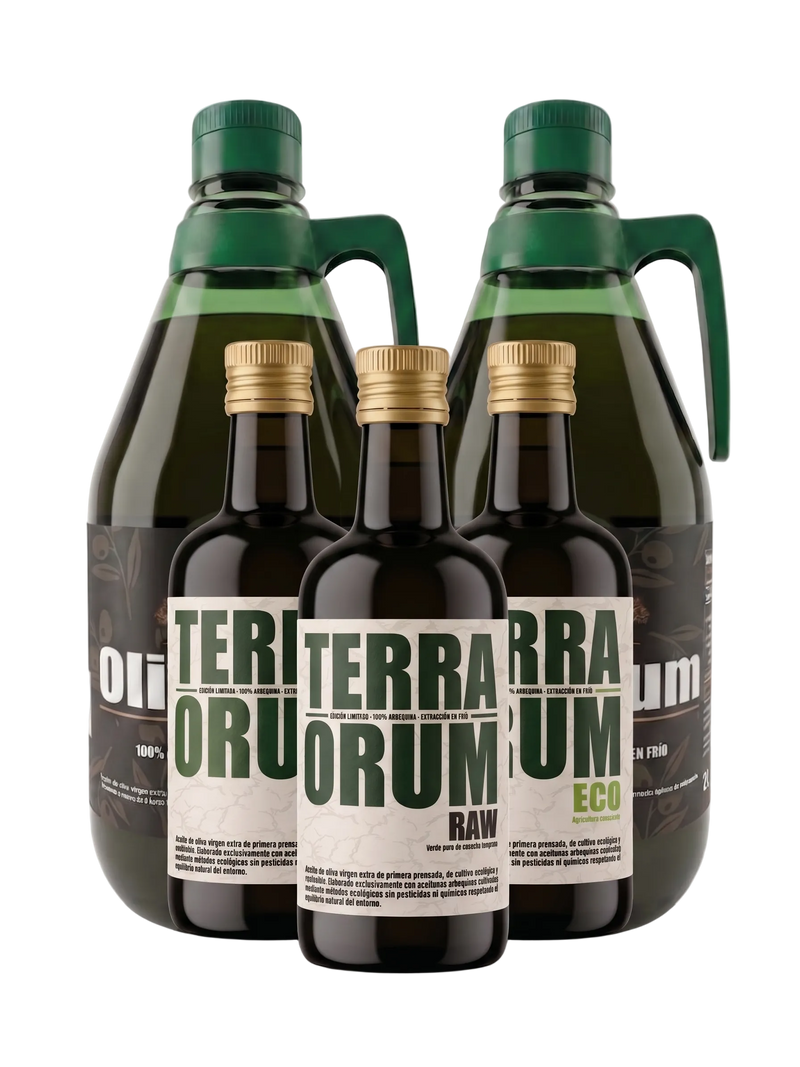 Pack 2x2L + 3 botellas Terra Orum